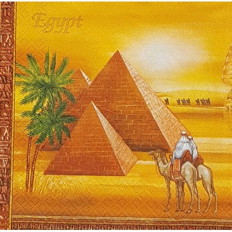 Serviette Pharaon et pyramides