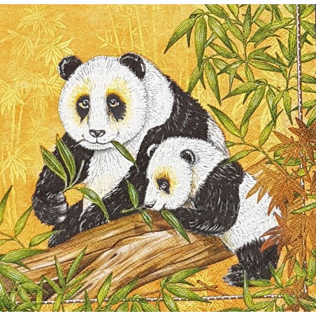 Serviette Pandas