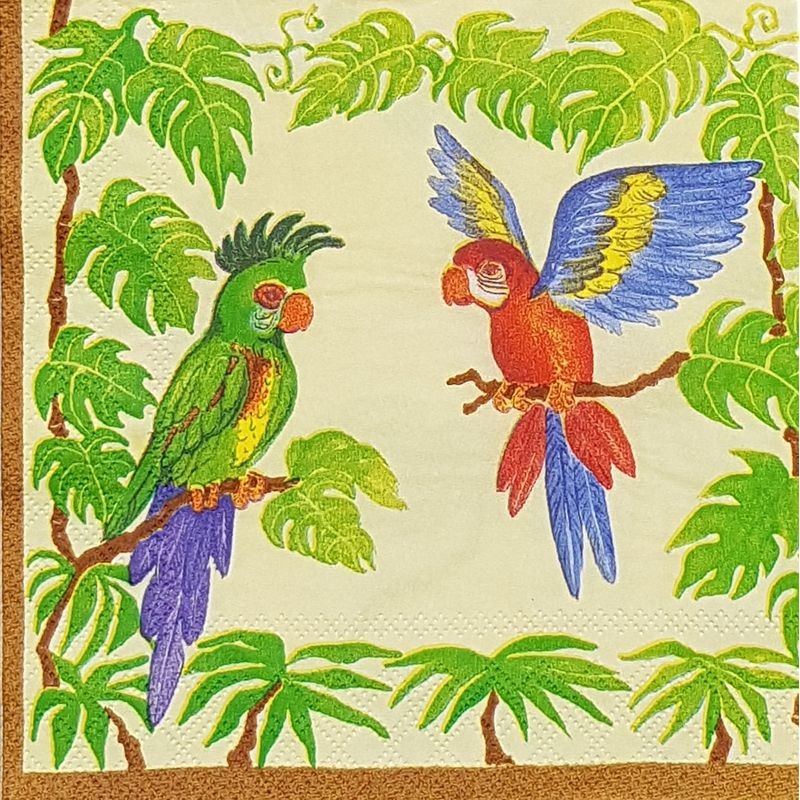 Serviette Perroquets