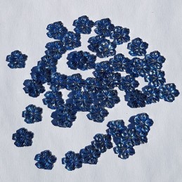 Fleurs bleues acryl 1 cm,...