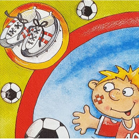 Serviette Footballeur n°10