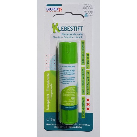 Bâtonnet de colle transparente, 8g