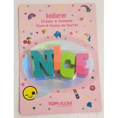 Gommes fantaisie, NICE