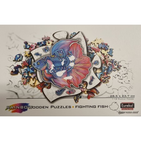 Puzzle en bois 101 pièces 34.5 x 18.4 cm, Poisson
