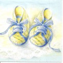 Serviette Chaussons bébé garçon