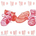 Serviette Chaussons fille