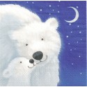 Serviette Ours blanc
