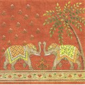 Serviette Éléphants d'Orient