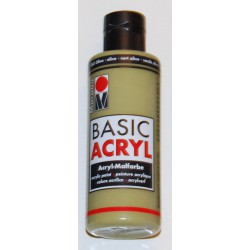 Basic Acryl 265 vert olive 80 ml