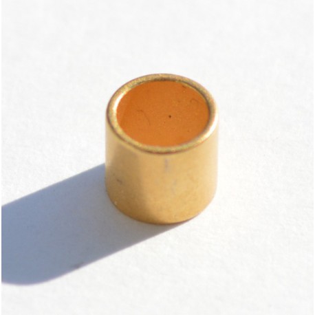 Perle à serrer dorée 4 mm
